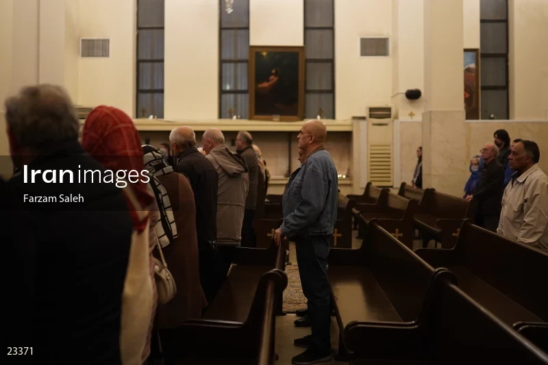 The new year ceremony in the Holy Church of Sarkis