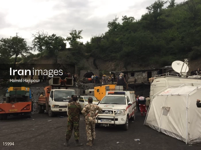 Explosion in Azadshahr coal mine