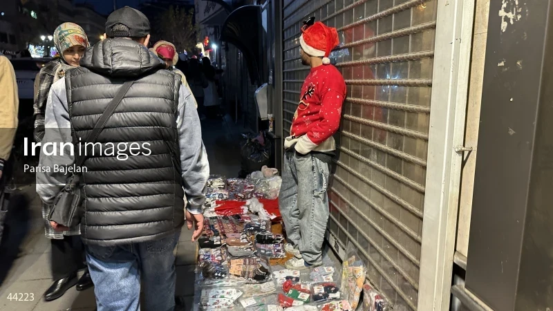 Tehran on Christmas night