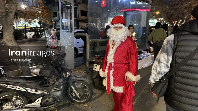 Tehran on Christmas night