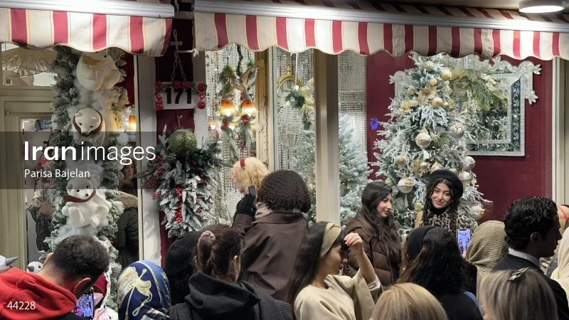 Tehran on Christmas night