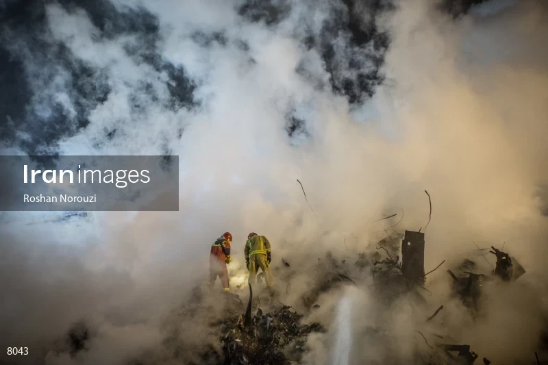 Tehran's Iconic Plasco Building Collapses After Fire