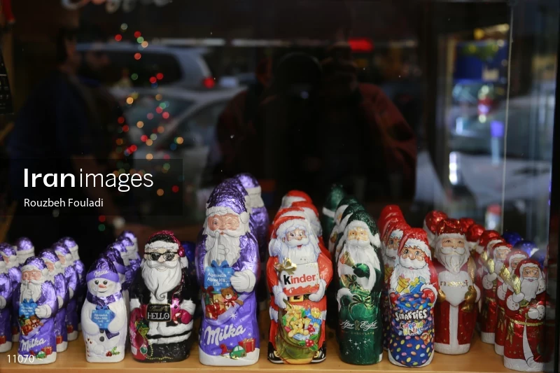 Christmas preparations in Tehran