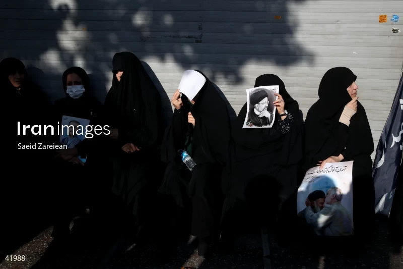 The funeral for Seyed Ebrahim Raisi, the President of Iran, and his companions in Tehran