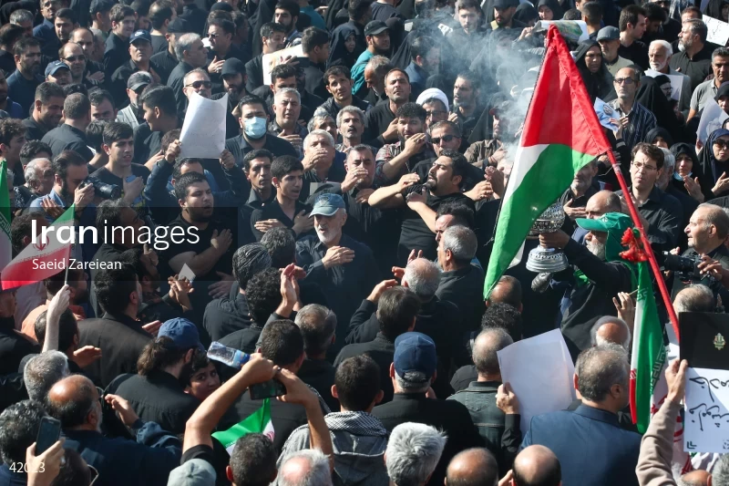 The funeral for Seyed Ebrahim Raisi, the President of Iran, and his companions in Tehran