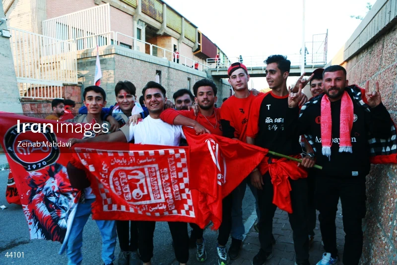 Championship celebration of Tractor Football Club in the 24th Persian Gulf Pro League