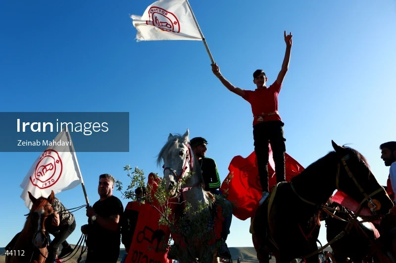 Championship celebration of Tractor Football Club in the 24th Persian Gulf Pro League