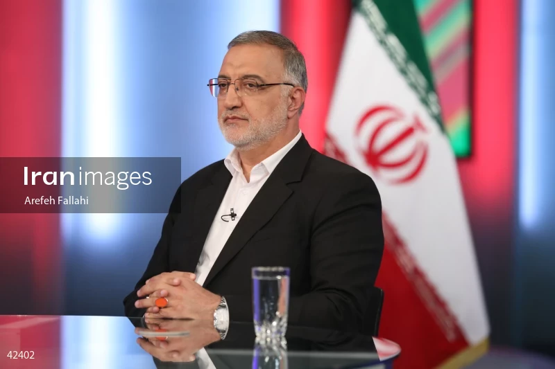Alireza Zakani on the "Safe Aval (Prime Row)" program on the News Network