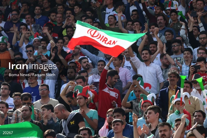 Iran Vs. China Football Match