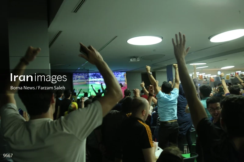 Iran Vs. Uzbekistan Football Match
