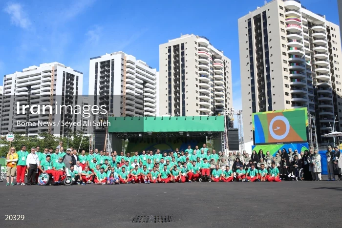 Iran's flag-raising ceremony