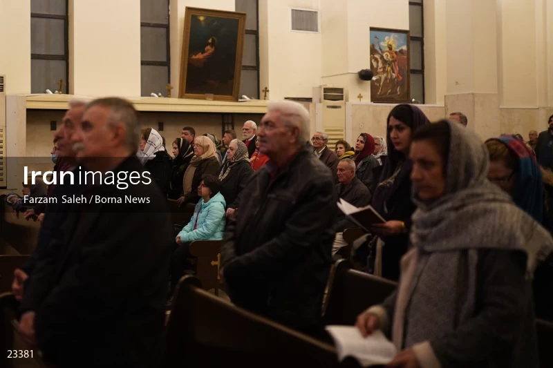 The new year ceremony in the Holy Church of Sarkis