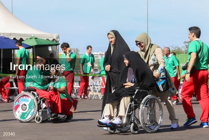 Iran's flag-raising ceremony