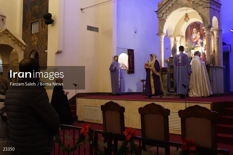 The new year ceremony in the Holy Church of Sarkis