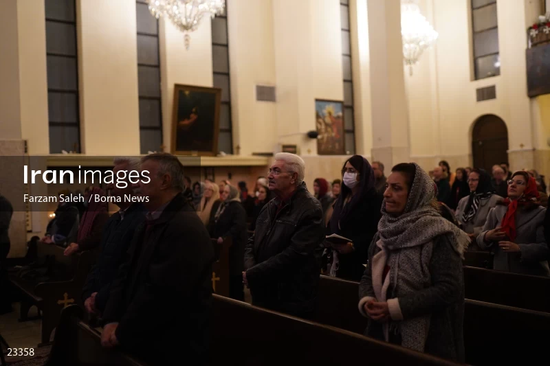 The new year ceremony in the Holy Church of Sarkis