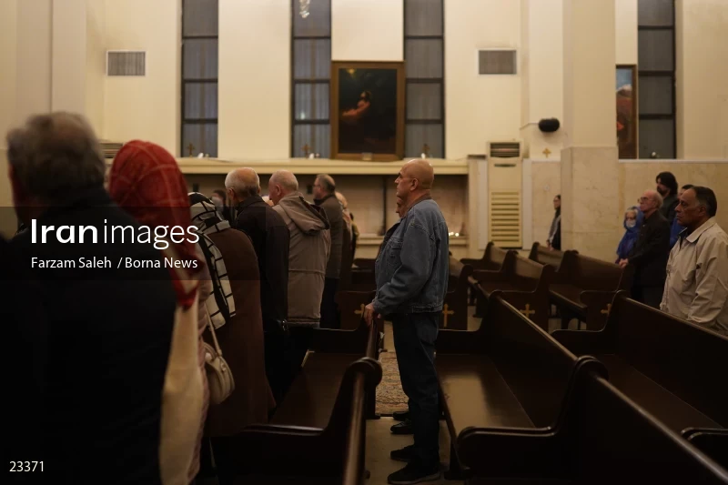 The new year ceremony in the Holy Church of Sarkis