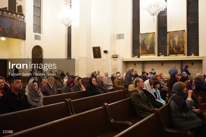 The new year ceremony in the Holy Church of Sarkis