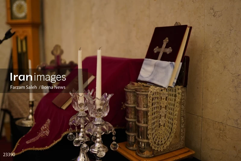 The new year ceremony in the Holy Church of Sarkis