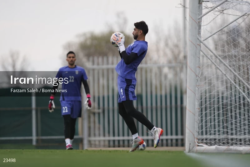 The first training session of the national football team with the presence of Amir Ghalenoei