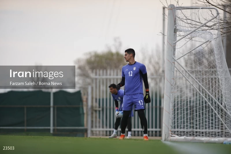 The first training session of the national football team with the presence of Amir Ghalenoei