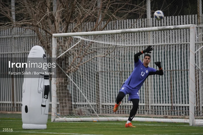 The first training session of the national football team with the presence of Amir Ghalenoei