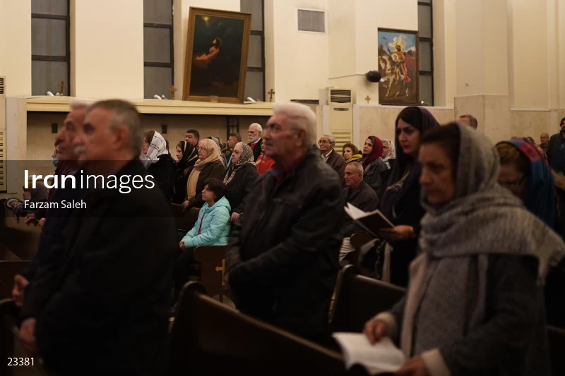The new year ceremony in the Holy Church of Sarkis