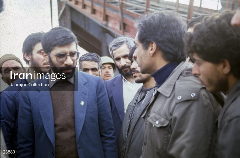 Prime Minister Mirhossein Mousavi visit to Koushk mine