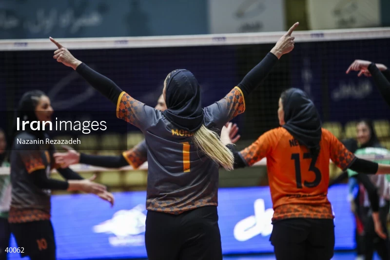 Saipa Tehran Vs. Zob Ahan Isfahan - Women's Volleyball Premier League.