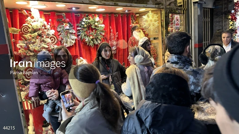 Tehran on Christmas night