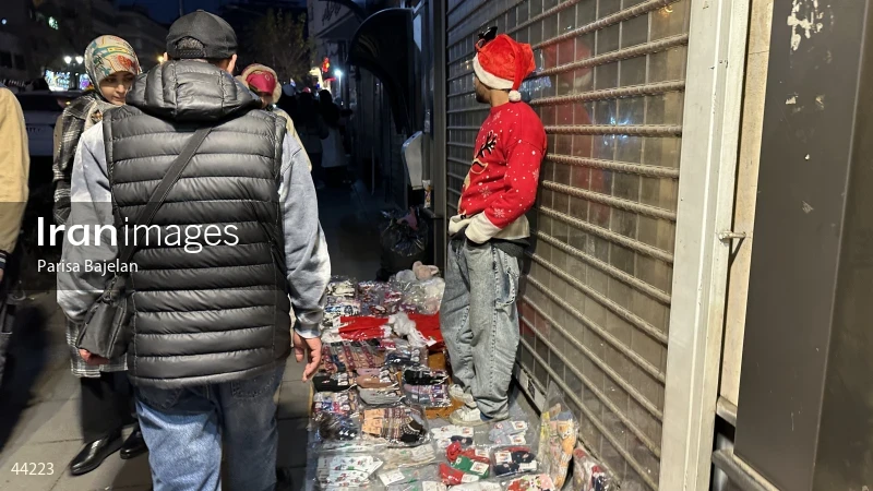Tehran on Christmas night