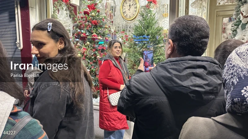 Tehran on Christmas night