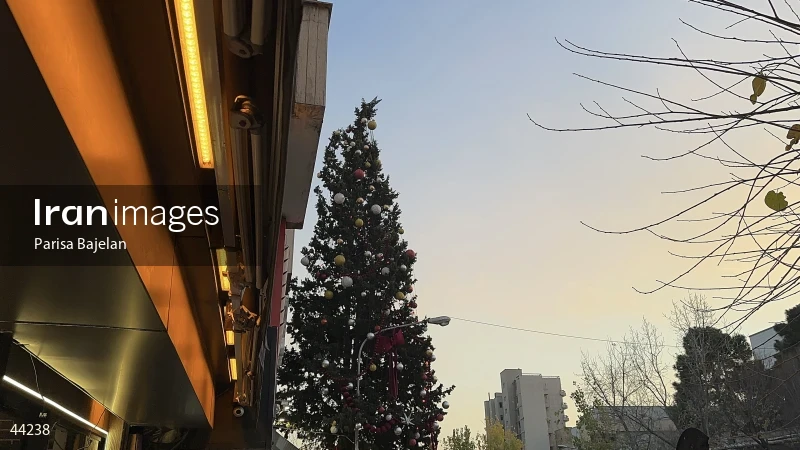 Tehran on Christmas night