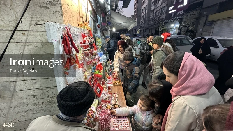 Tehran on Christmas night