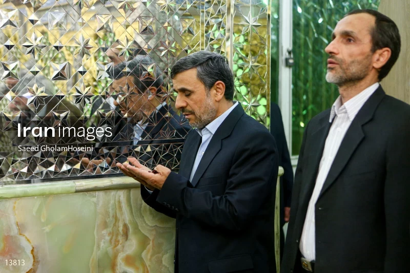 Hamid Baghaei and Mahmoud Ahmadinejad