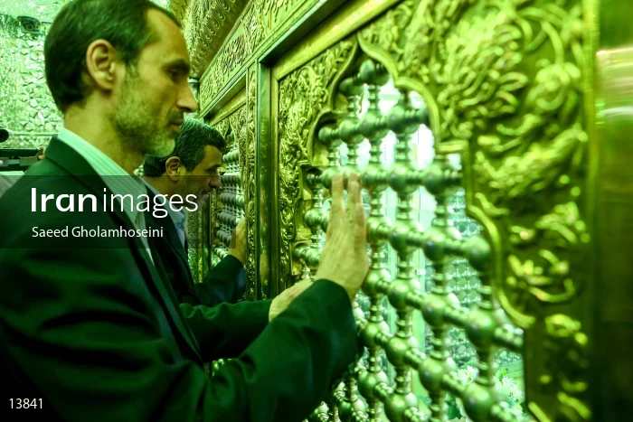 Hamid Baghaei and Mahmoud Ahmadinejad