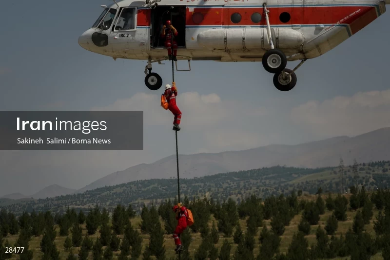 Training operation of Iranian Red Crescent Society