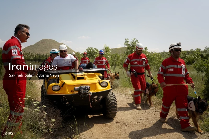Training operation of Iranian Red Crescent Society