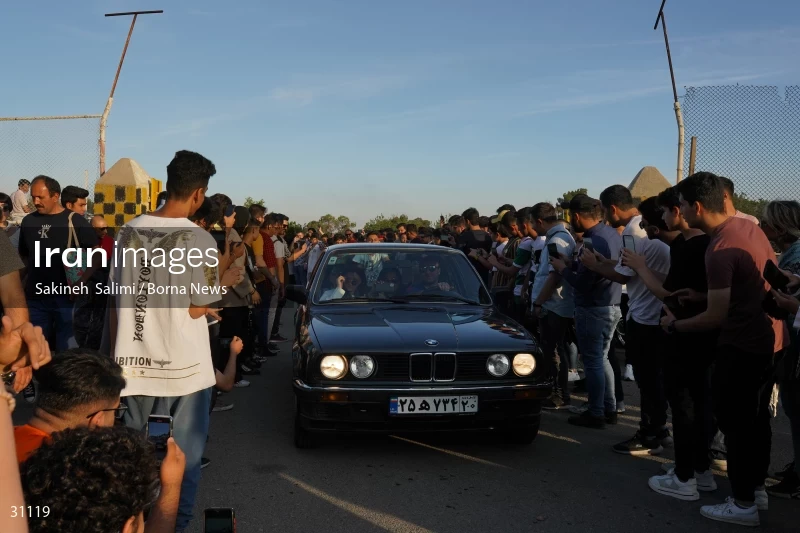 Gathering of classic cars in Tehran
