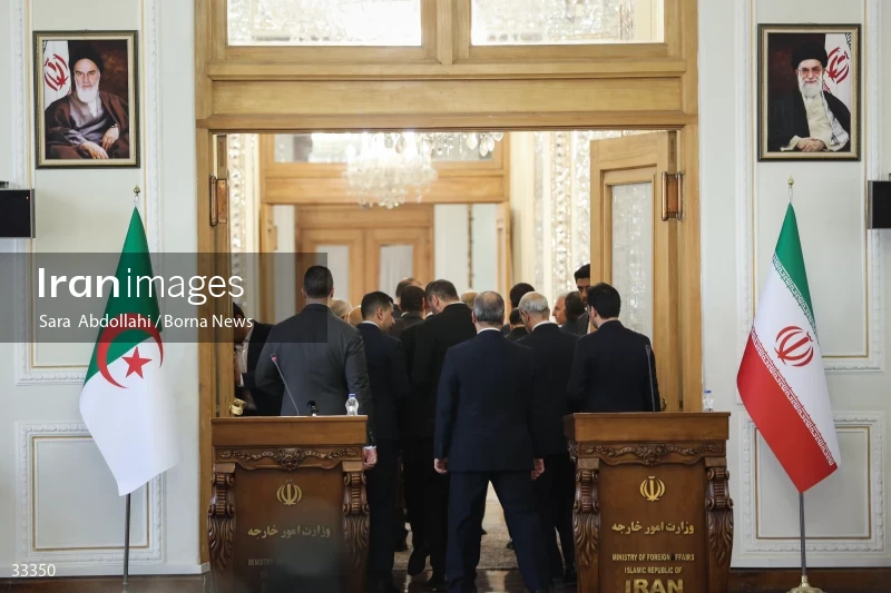 Meeting of foreign ministers of Iran and Algeria