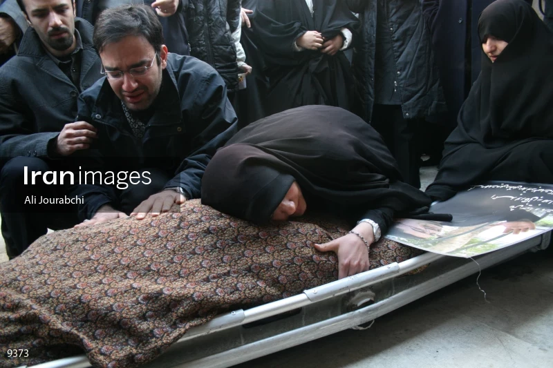 Funeral ceremony of Ahmad Bourghani