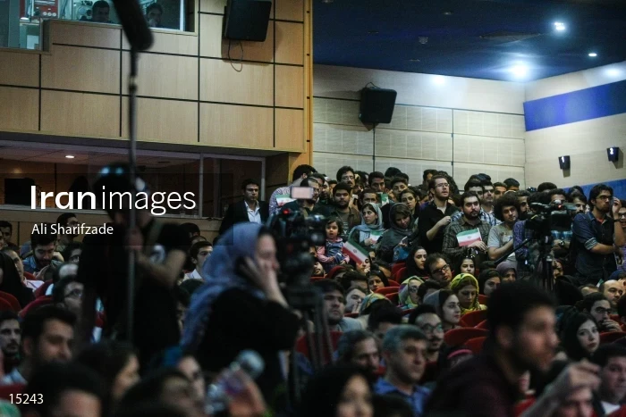 Campaign rally in support of Hassan Rouhani