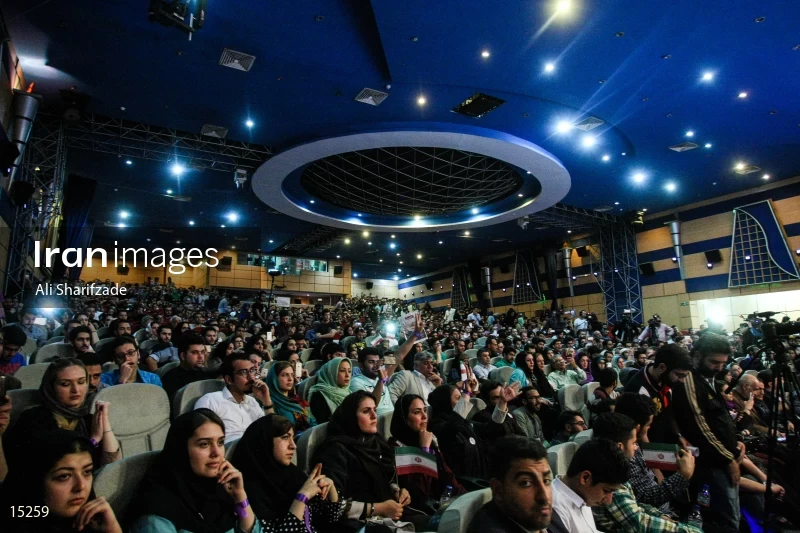 Campaign rally in support of Hassan Rouhani