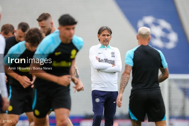Inter Milan training session before the UEFA Champions League Final match