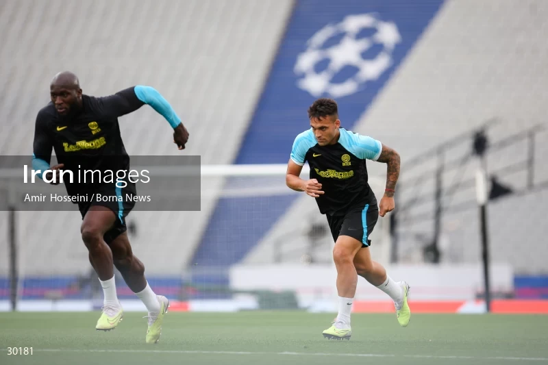Inter Milan training session before the UEFA Champions League Final match