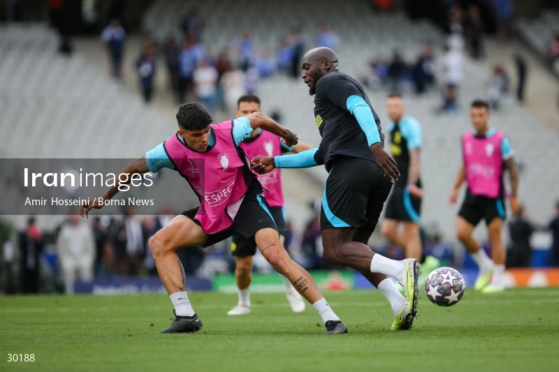 Inter Milan training session before the UEFA Champions League Final match