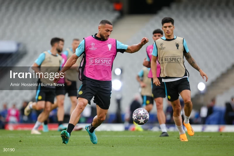 Inter Milan training session before the UEFA Champions League Final match
