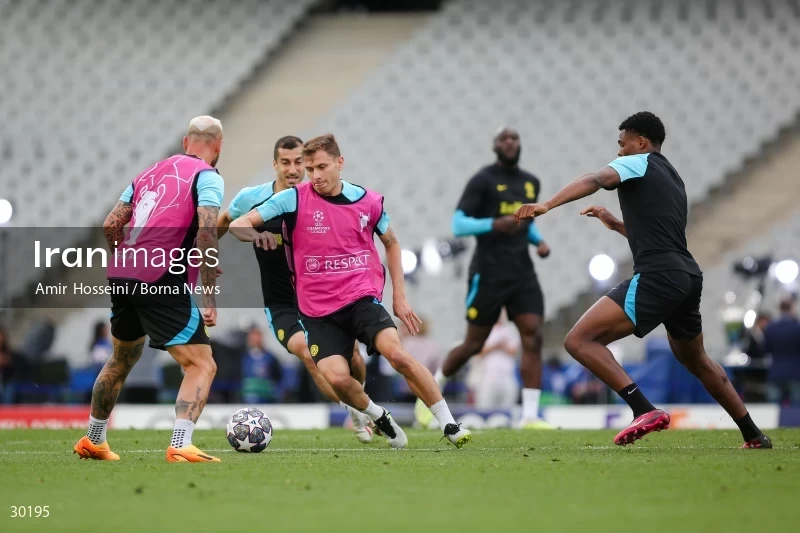 Inter Milan training session before the UEFA Champions League Final match