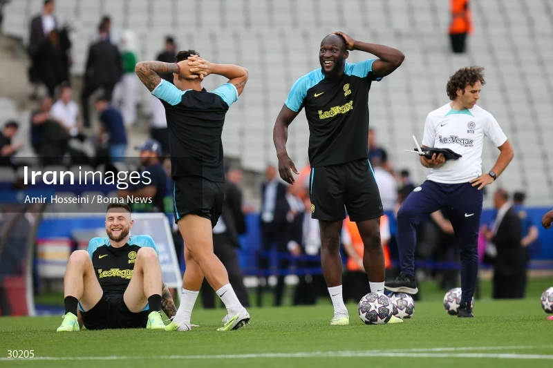 Inter Milan training session before the UEFA Champions League Final match
