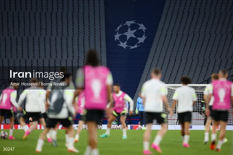 Manchester City training session before the UEFA Champions League Final match