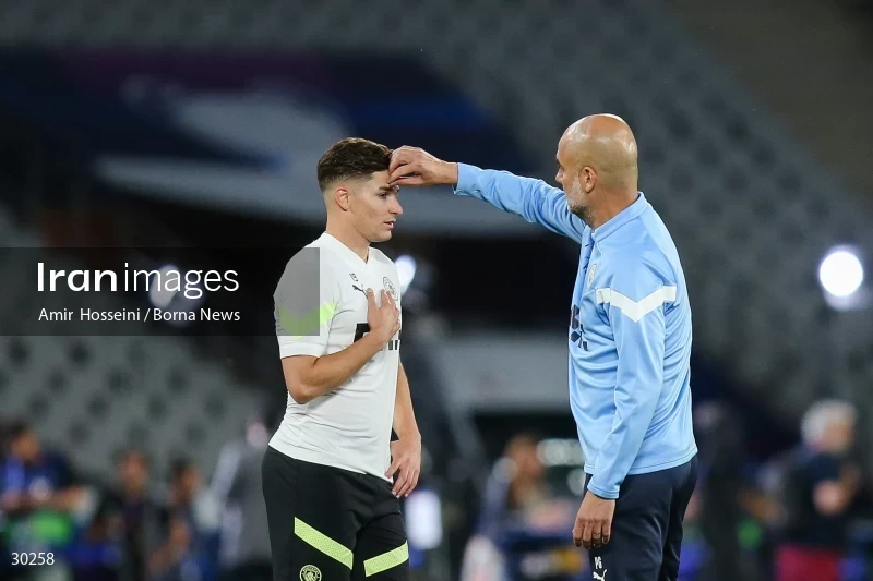 Manchester City training session before the UEFA Champions League Final match